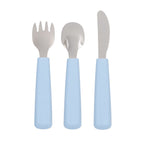 We Might Be Tiny Toddler Feedie Stainless Steel 3 Piece Cutlery Set We Might Be Tiny Toddler Feedie Stainless Steel 3 Piece Cutlery Set 
