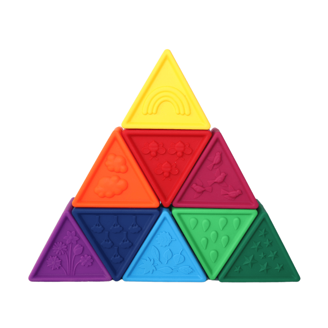 Jellystone Silicone TriBlox Rainbow Bright 