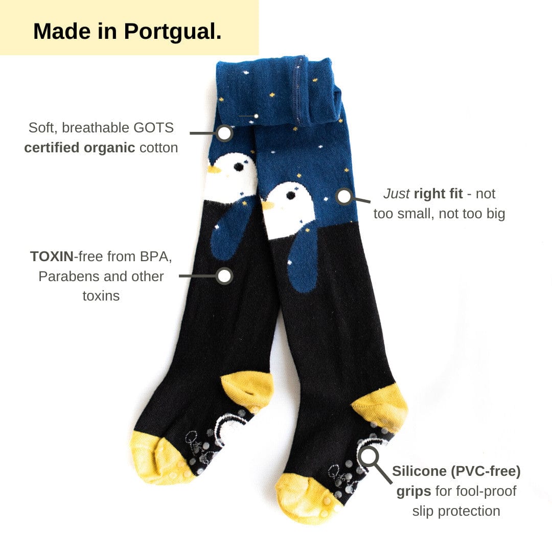 Q for Quinn™ Organic Baby, Kids, Toddler Tights - Penguin Q for Quinn™ Organic Baby, Kids, Toddler Tights - Penguin 