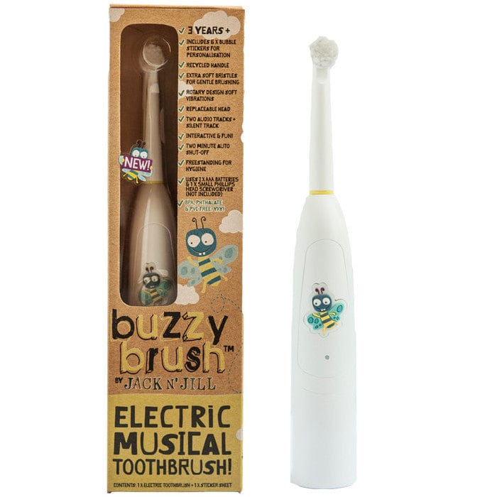 Jack N' Jill Buzzy Brush Musical Electric Toothbrush (3+ years) Jack N' Jill Buzzy Brush Musical Electric Toothbrush (3+ years) 