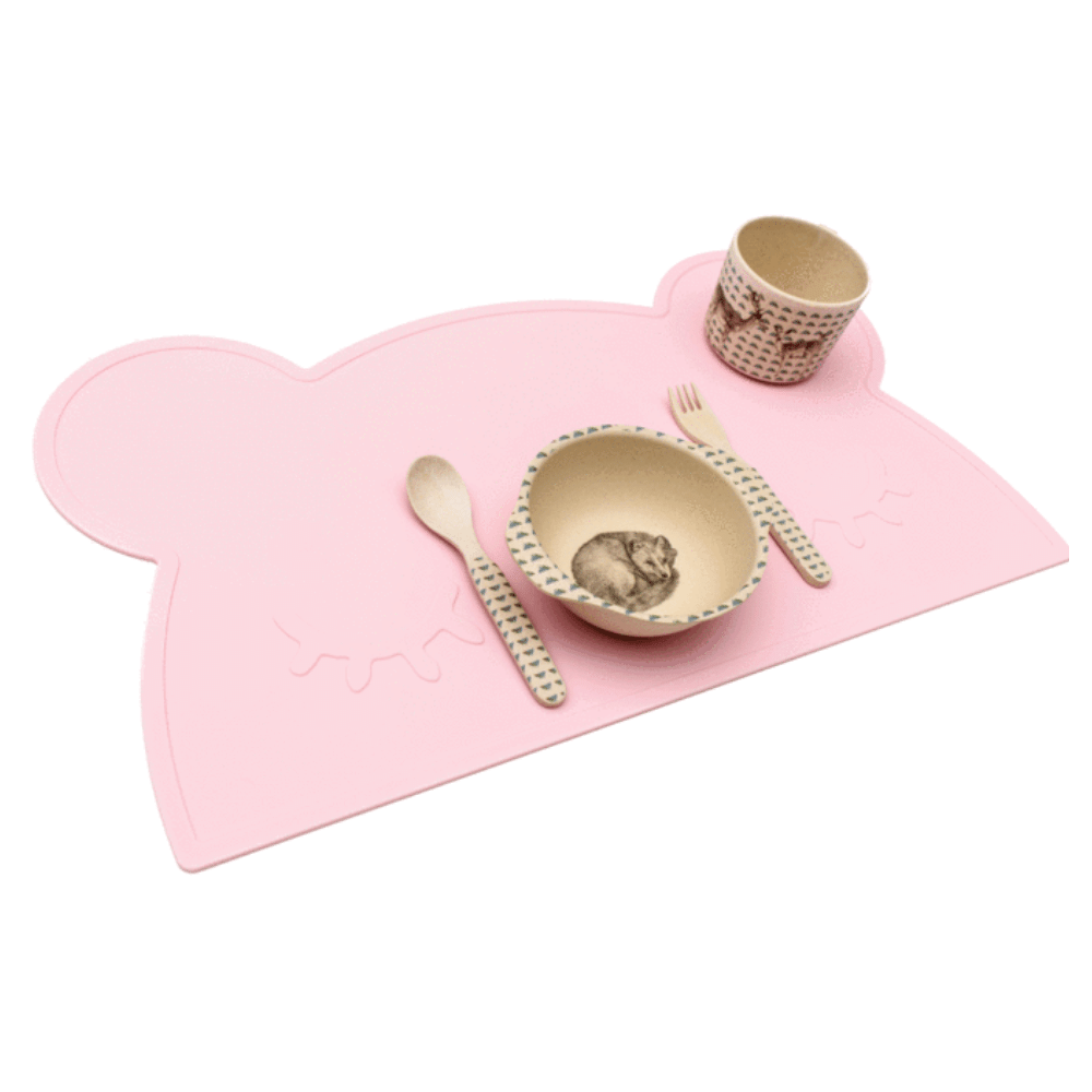 We Might Be Tiny Bear Placie | Non-slip silicone placemat We Might Be Tiny Bear Placie | Non-slip silicone placemat 