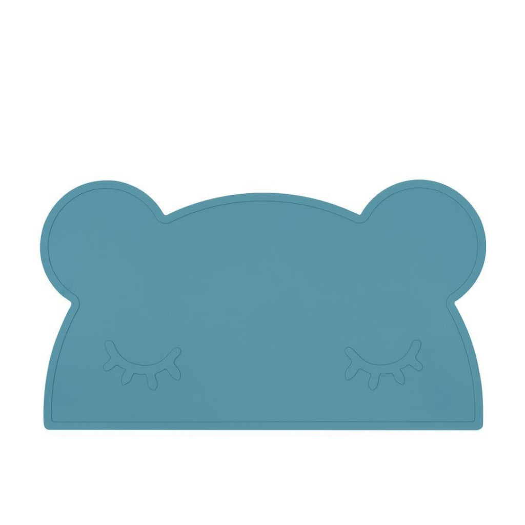 We Might Be Tiny Bear Placie | Non-slip silicone placemat Blue Dusk WMBT-TIRE17
