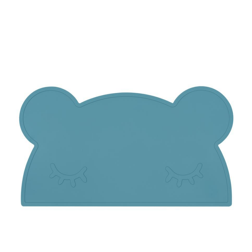 We Might Be Tiny Bear Placie | Non-slip silicone placemat Blue Dusk WMBT-TIRE17