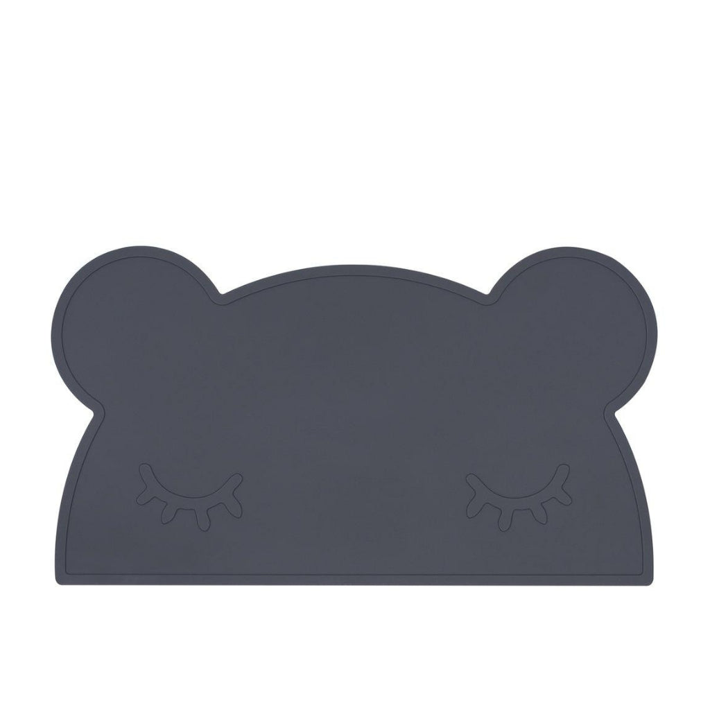 We Might Be Tiny Bear Placie | Non-slip silicone placemat Charcoal WMBT-TIRE20