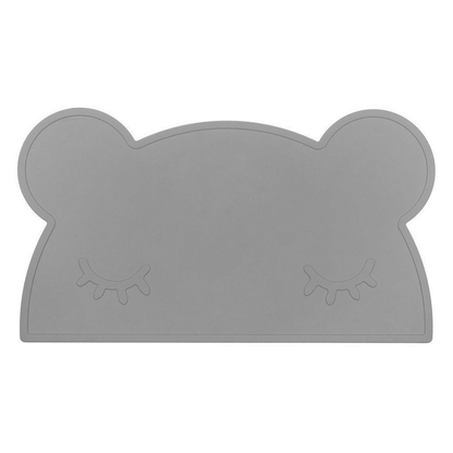 We Might Be Tiny Bear Placie | Non-slip silicone placemat Grey WMBT-TIRE11