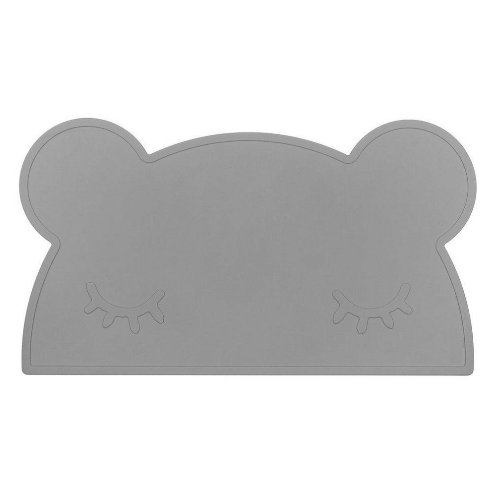 We Might Be Tiny Bear Placie | Non-slip silicone placemat Grey WMBT-TIRE11