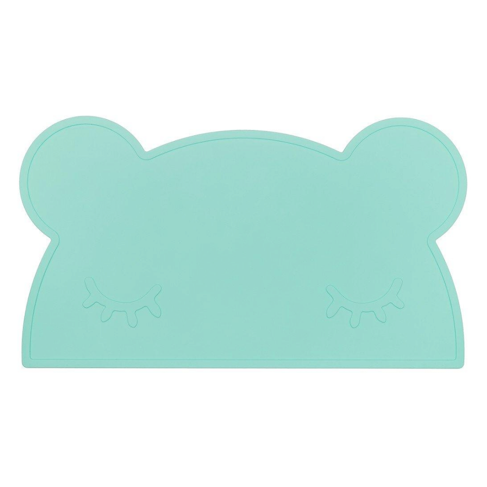 We Might Be Tiny Bear Placie | Non-slip silicone placemat Minty Green WMBT-TIRE10