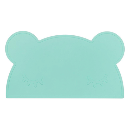 We Might Be Tiny Bear Placie | Non-slip silicone placemat Minty Green WMBT-TIRE10