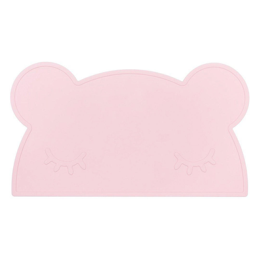 We Might Be Tiny Bear Placie | Non-slip silicone placemat Powder Pink WMBT-TIRE09