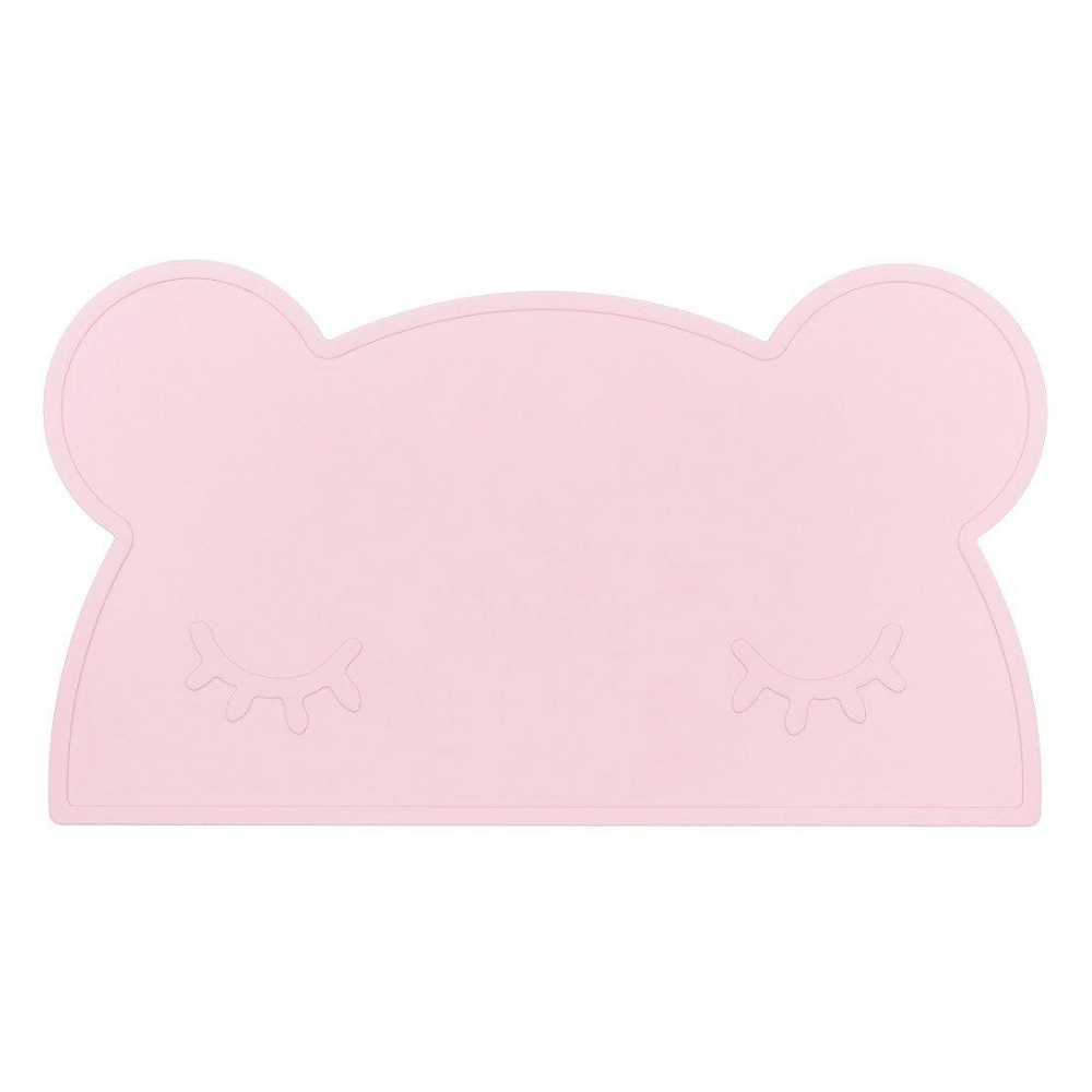 We Might Be Tiny Bear Placie | Non-slip silicone placemat Powder Pink WMBT-TIRE09