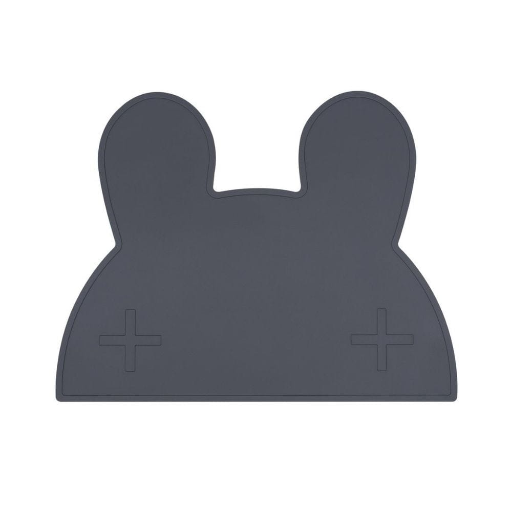 We Might Be Tiny Bunny Placie | Non-slip silicone placemat Charcoal WMBT-TIBX20