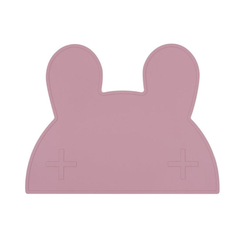 We Might Be Tiny Bunny Placie | Non-slip silicone placemat Dusty Rose WMBT-TIBX19