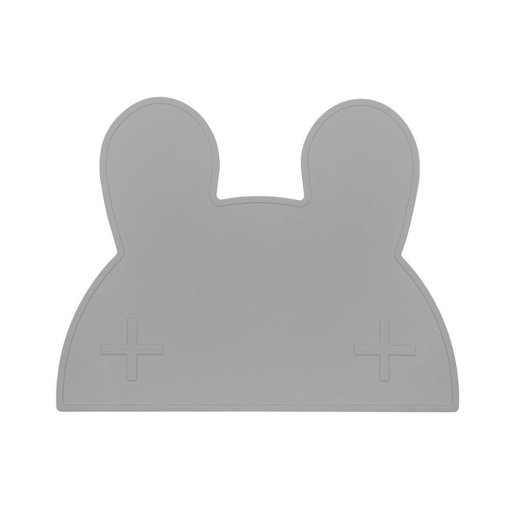 We Might Be Tiny Bunny Placie | Non-slip silicone placemat Grey WMBT-TIBX11