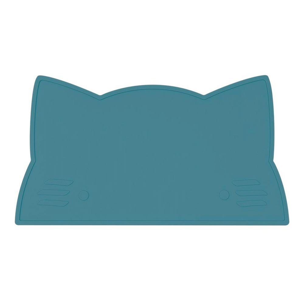 We Might Be Tiny Cat Placie | Non-slip silicone placemat Blue Dusk WMBT-TICA07