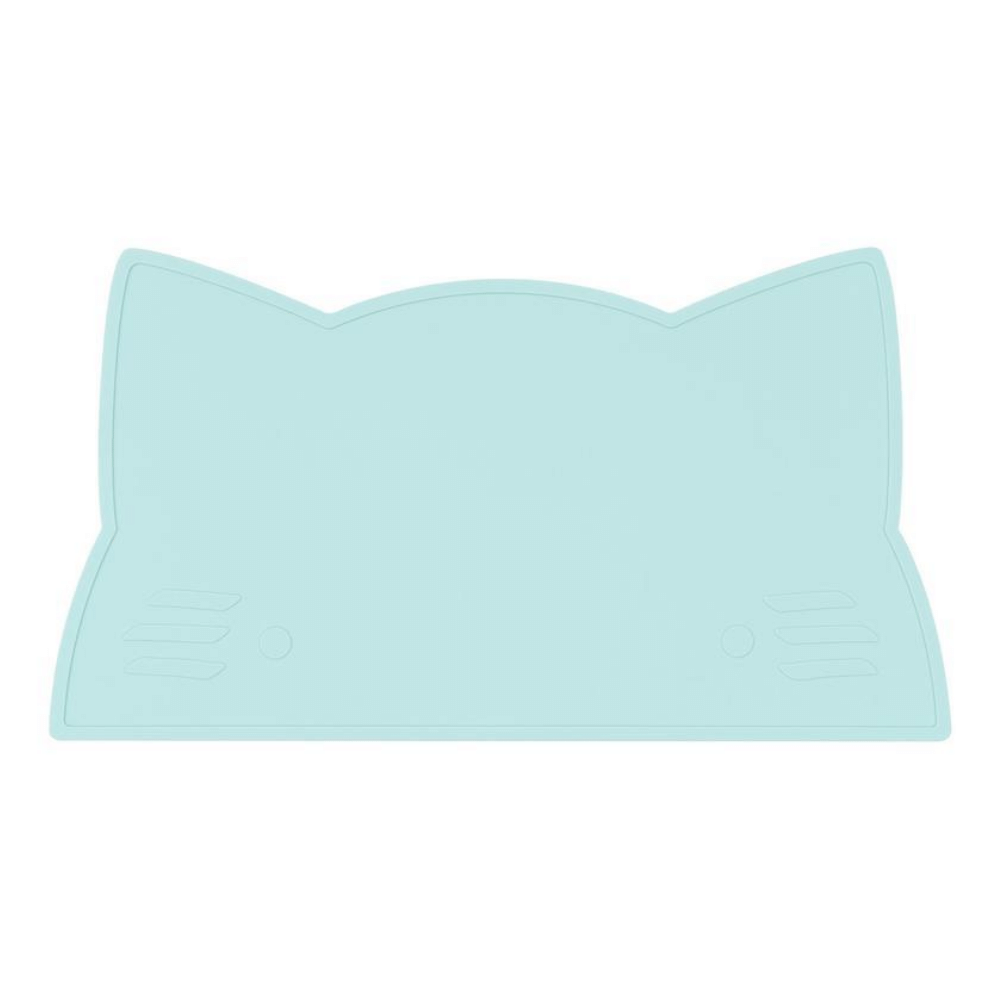 We Might Be Tiny Cat Placie | Non-slip silicone placemat Minty Green WMBT-TICA10