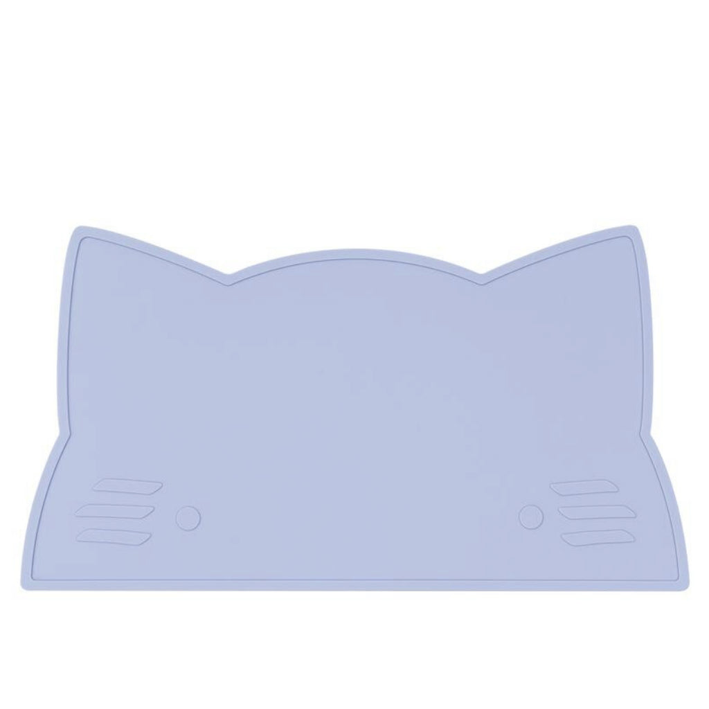We Might Be Tiny Cat Placie | Non-slip silicone placemat Powder Blue WMBT-TICA06