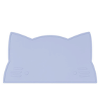 We Might Be Tiny Cat Placie | Non-slip silicone placemat Powder Blue WMBT-TICA06