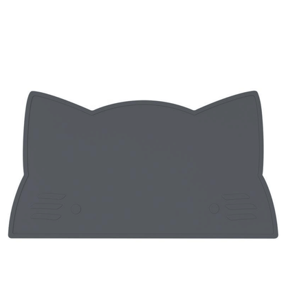 We Might Be Tiny Cat Placie | Non-slip silicone placemat Charcoal WMBT-TICA20