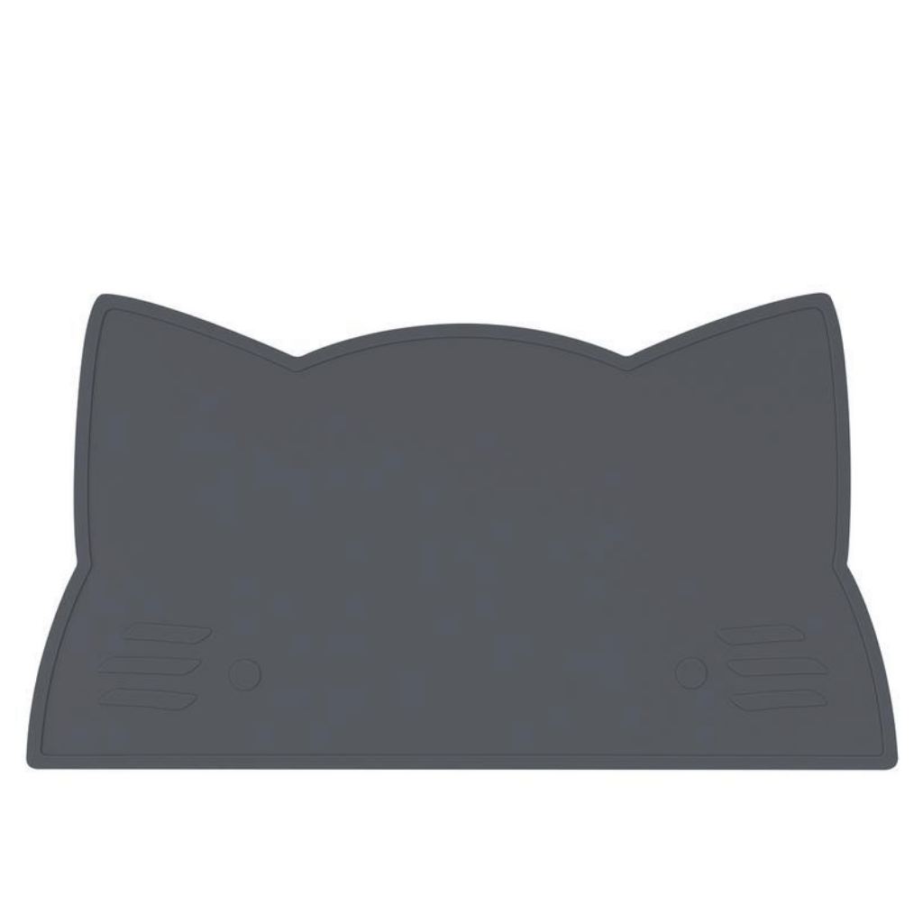 We Might Be Tiny Cat Placie | Non-slip silicone placemat Charcoal WMBT-TICA20