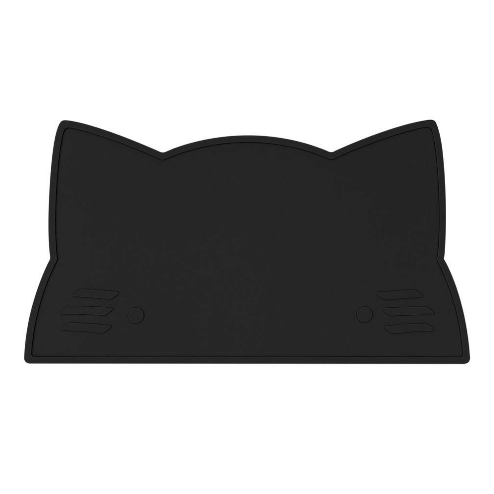 We Might Be Tiny Cat Placie | Non-slip silicone placemat Pure Black WMBT-TICA07