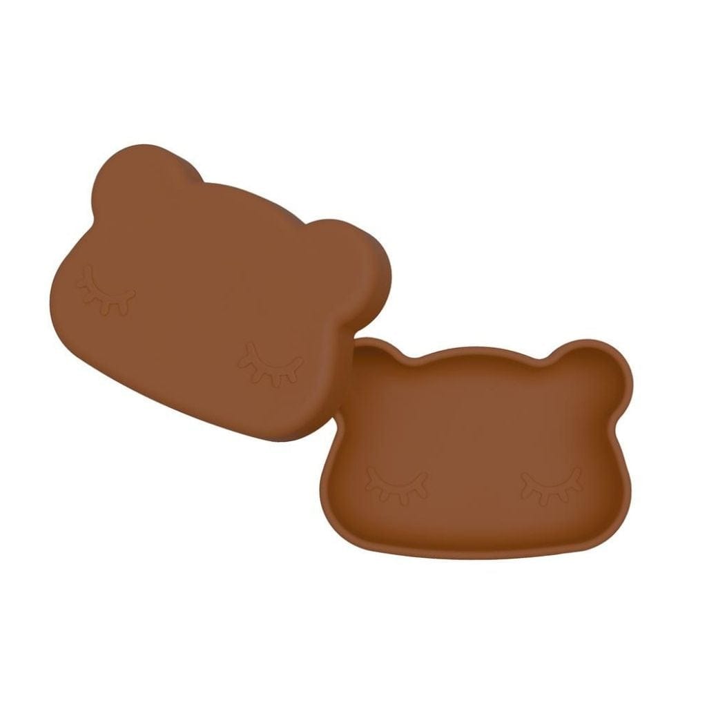 We Might Be Tiny Limited Edition Chocolate Brown Bear Silicone Bowl and Plate Snackie We Might Be Tiny Limited Edition Chocolate Brown Bear Silicone Bowl and Plate Snackie 