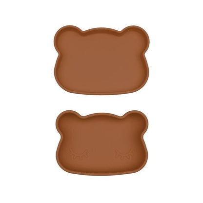 We Might Be Tiny Limited Edition Chocolate Brown Bear Silicone Bowl and Plate Snackie We Might Be Tiny Limited Edition Chocolate Brown Bear Silicone Bowl and Plate Snackie 