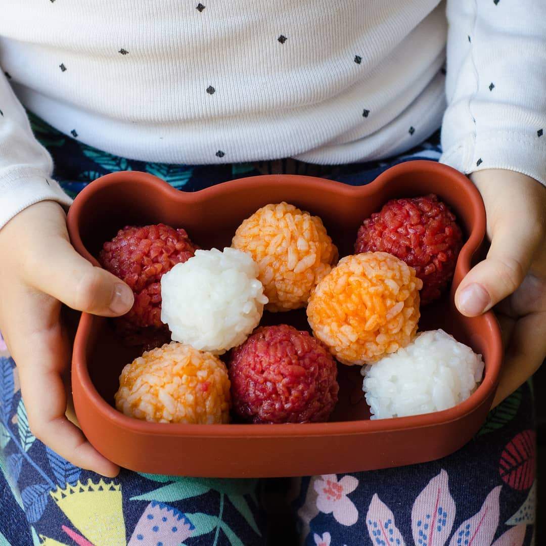 We Might Be Tiny Bear Silicone Bowl and Plate Snackie We Might Be Tiny Bear Silicone Bowl and Plate Snackie 
