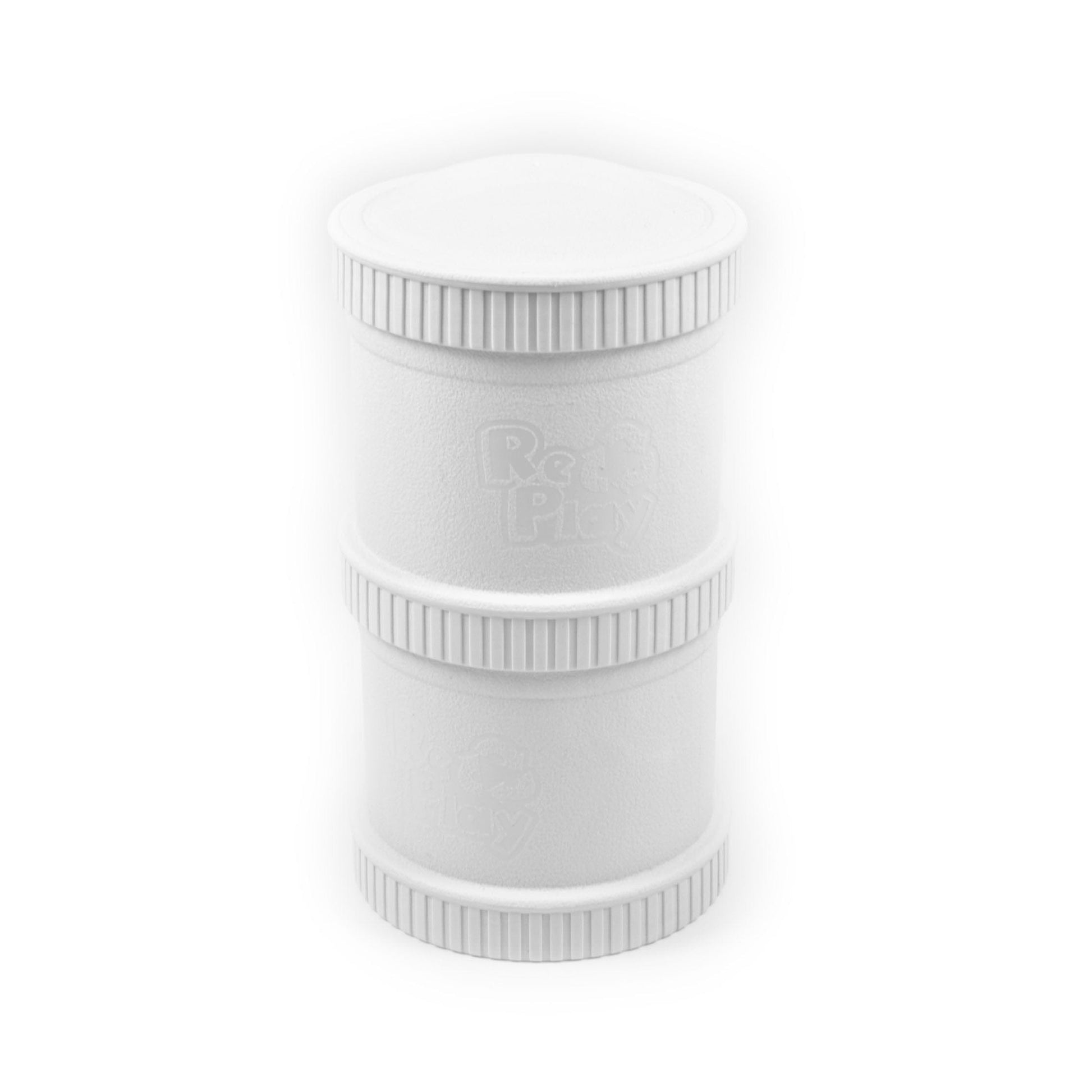 Re-Play Snack Stack (2 Pods & 1 Lid) 200ml White RP-SnackStack-2Wht
