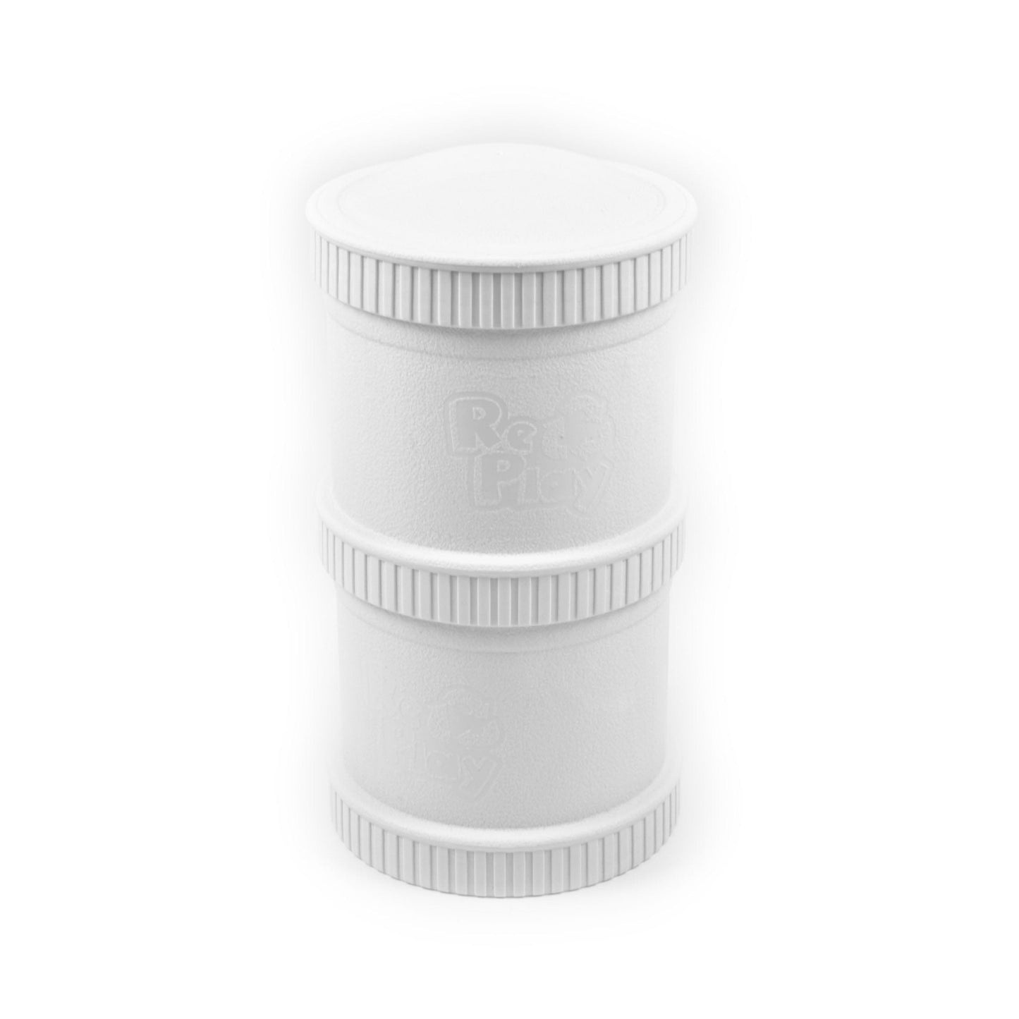 Re-Play Snack Stack (2 Pods & 1 Lid) 200ml White RP-SnackStack-2Wht
