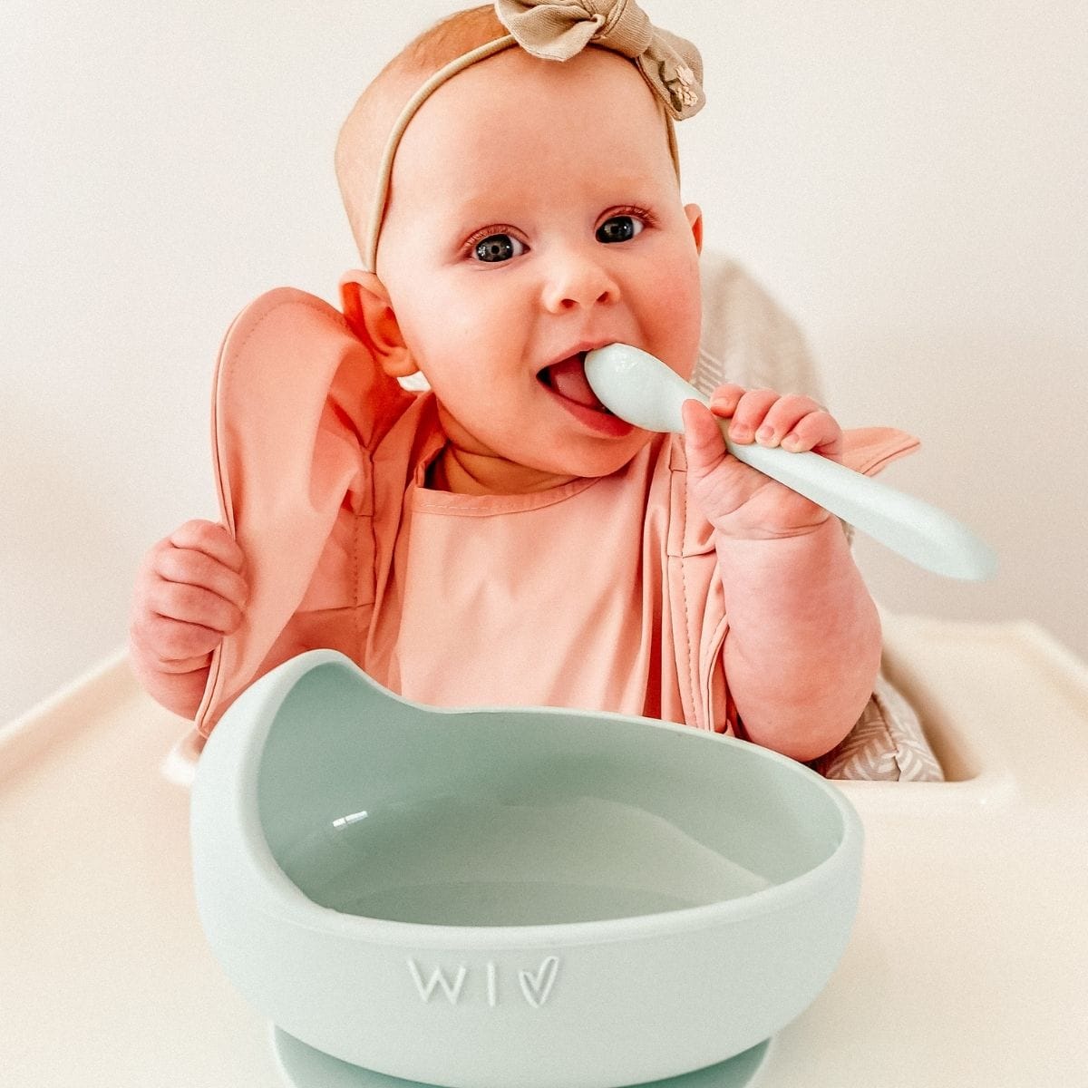 Wild Indiana Baby Silicone Suction Bowl + Spoon Wild Indiana Baby Silicone Suction Bowl + Spoon 