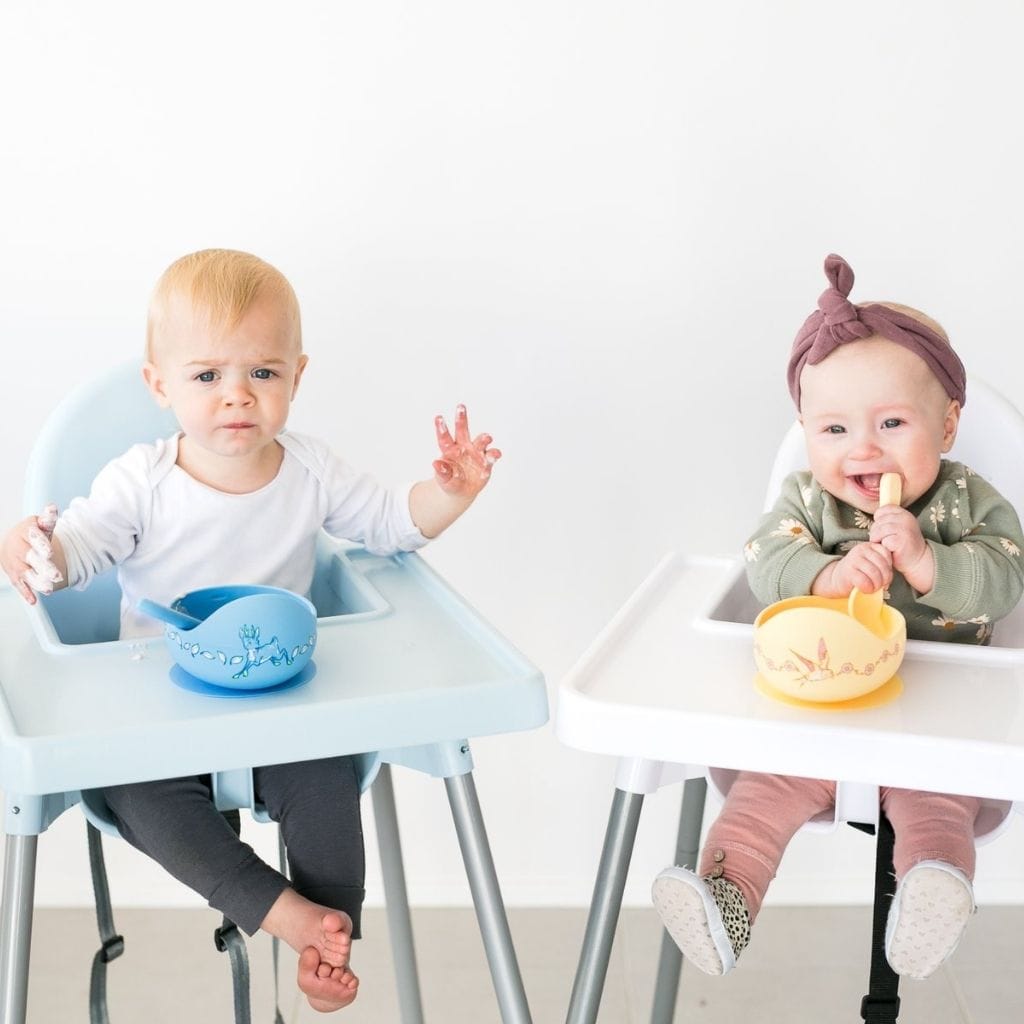 Wild Indiana Daisy + Deer Baby Silicone Suction Bowl + Spoon (Spring Limited Edition) Wild Indiana Daisy + Deer Baby Silicone Suction Bowl + Spoon (Spring Limited Edition) 
