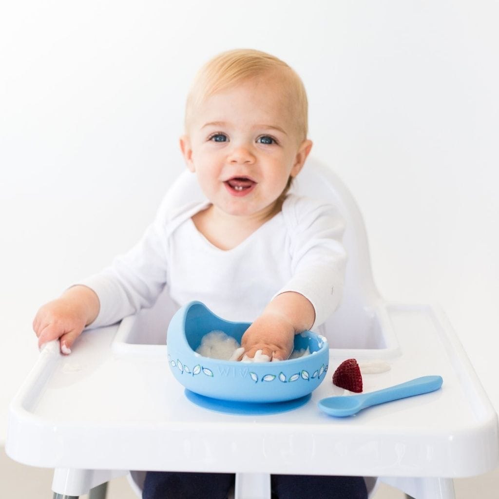 Wild Indiana Daisy + Deer Baby Silicone Suction Bowl + Spoon (Spring Limited Edition) Wild Indiana Daisy + Deer Baby Silicone Suction Bowl + Spoon (Spring Limited Edition) 