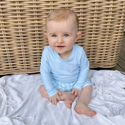 Willow Swim Harrison Blue Sky Long Sleeve Rashie Willow Swim Harrison Blue Sky Long Sleeve Rashie 